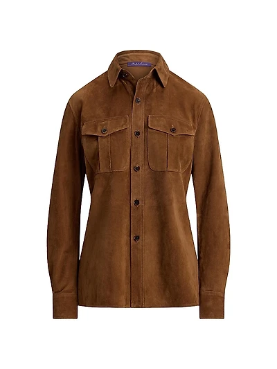 Landry Lightweight Suede Shirt