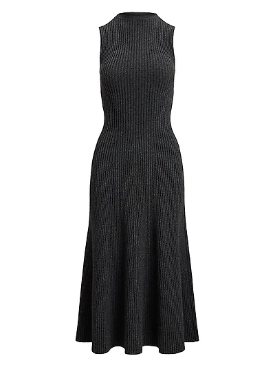 Lofty Cashmere-Blend Midi-Sweaterdress