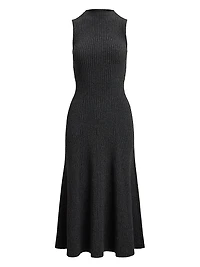 Lofty Cashmere-Blend Midi-Sweaterdress