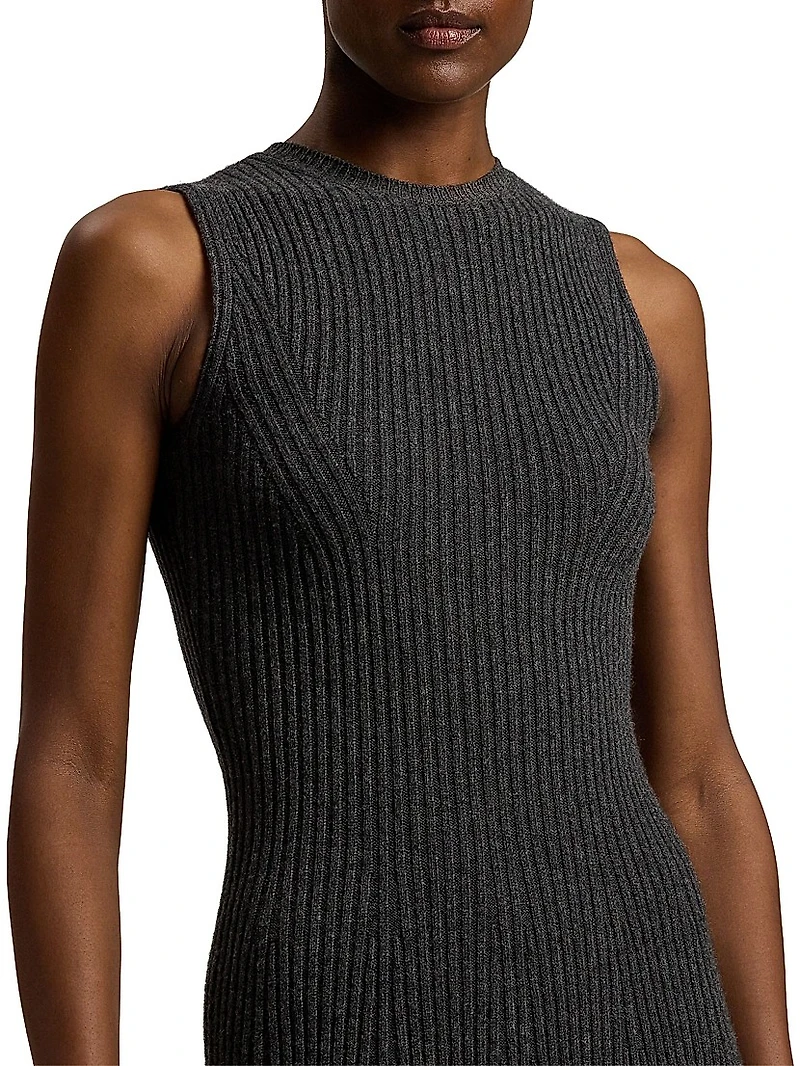 Lofty Cashmere-Blend Midi-Sweaterdress