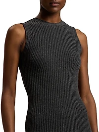 Lofty Cashmere-Blend Midi-Sweaterdress