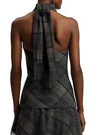 Chilton Plaid Sleeveless Wool Top