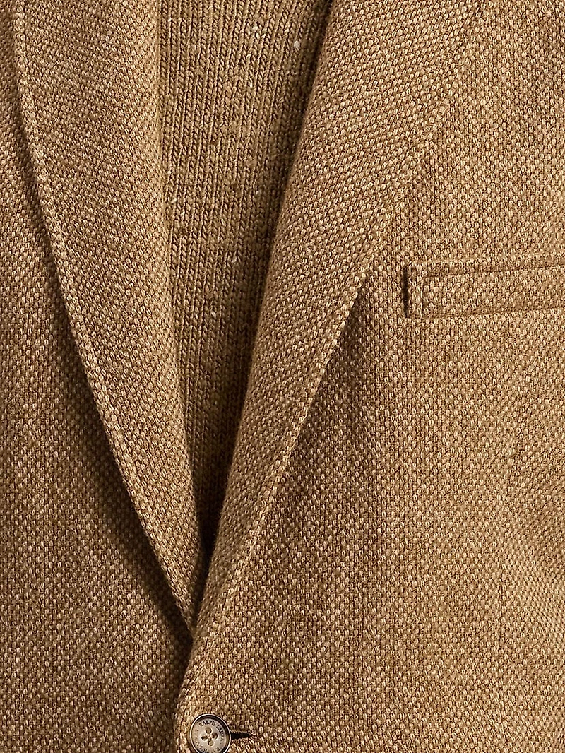 Eli Basket-Weave Wool-Cashmere Jacket