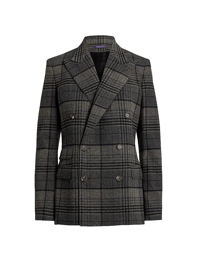 Kent Plaid Wool Jacket