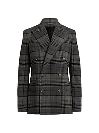 Kent Plaid Wool Jacket