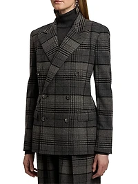 Kent Plaid Wool Jacket