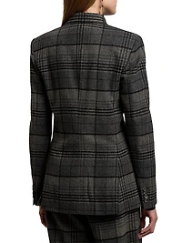 Kent Plaid Wool Jacket