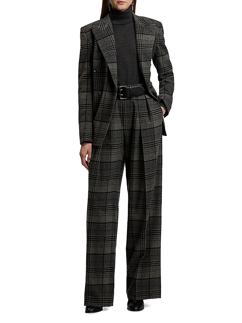 Kent Plaid Wool Jacket