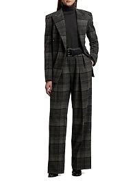 Kent Plaid Wool Jacket