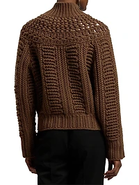 Mixed Stitch Cashmere Cardigan