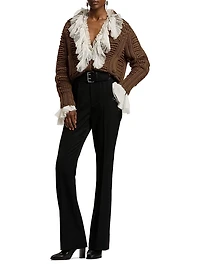 Mixed Stitch Cashmere Cardigan