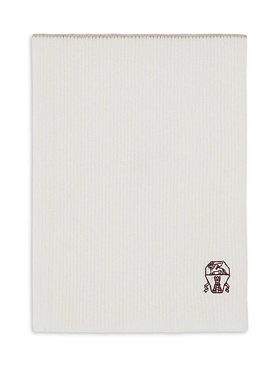 Cashmere Rib Knit Neck Warmer