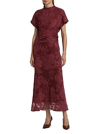 Lace Mock Turtleneck Top