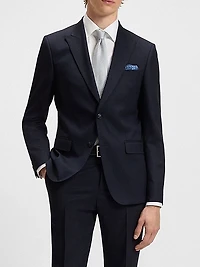 Regular-Fit Shirt in Easy-Iron Cotton Poplin