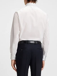 Regular-Fit Shirt in Easy-Iron Cotton Poplin
