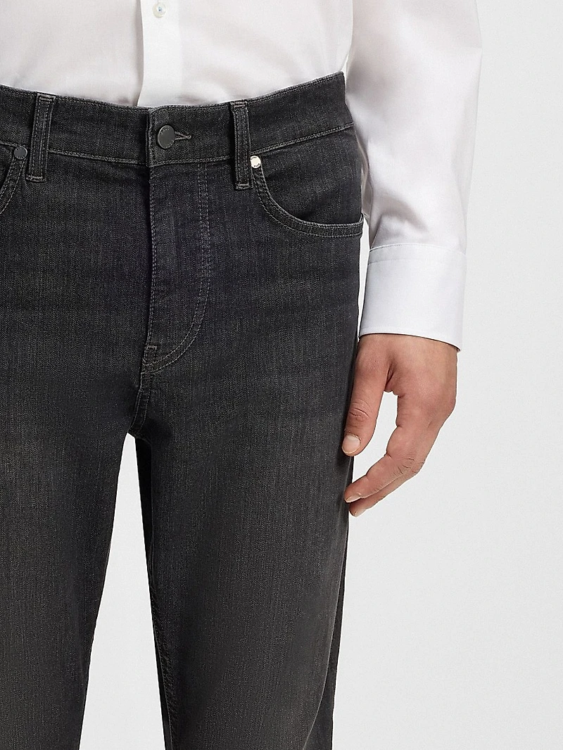 Slim-Fit Jeans Stretch Denim