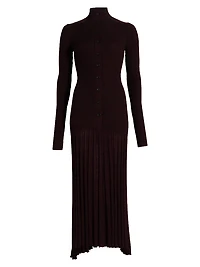 Jada Ribbed Merino Maxi Dress