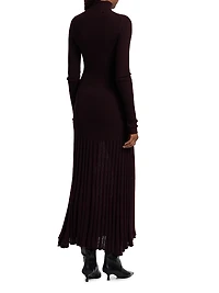 Jada Ribbed Merino Maxi Dress