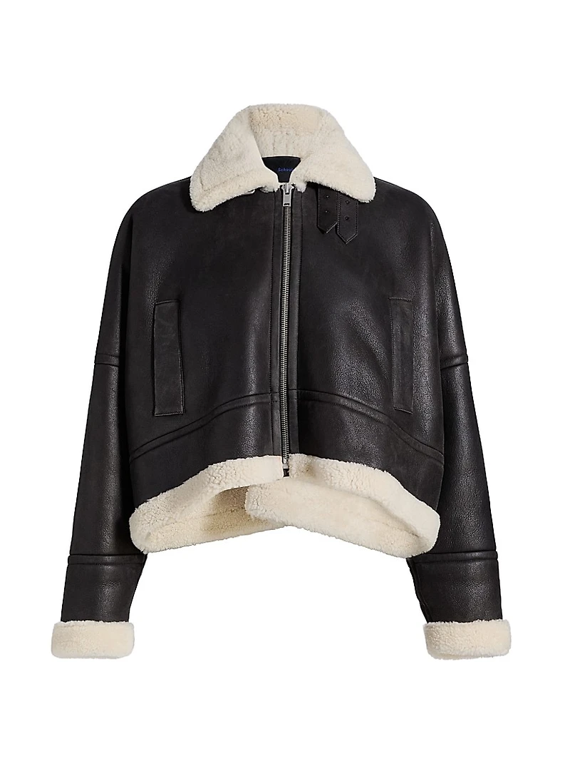 Alya Shearling & Leather Jacket