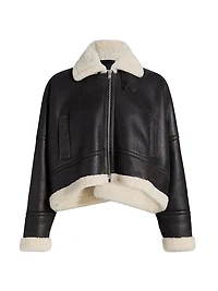 Alya Shearling & Leather Jacket