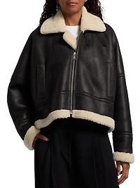 Alya Shearling & Leather Jacket