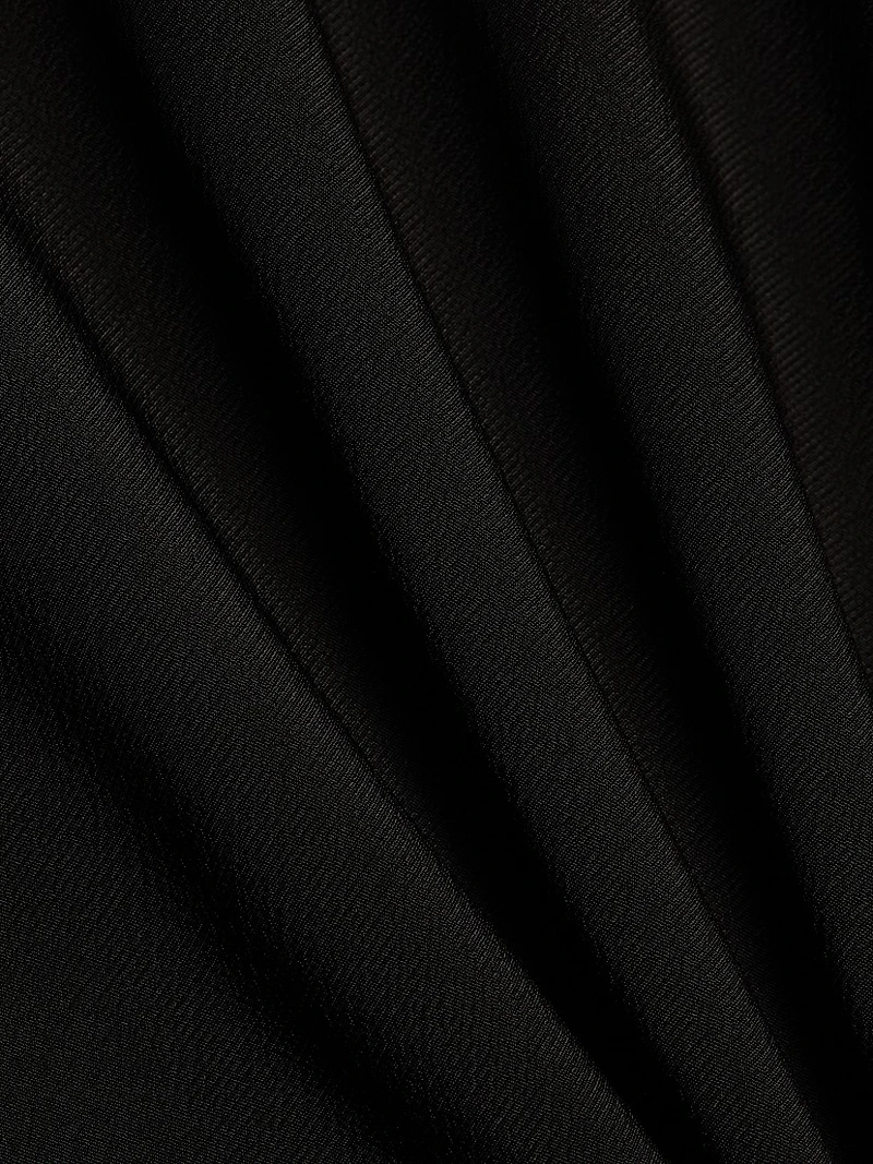 Indria Double Crepe Cocktail Dress