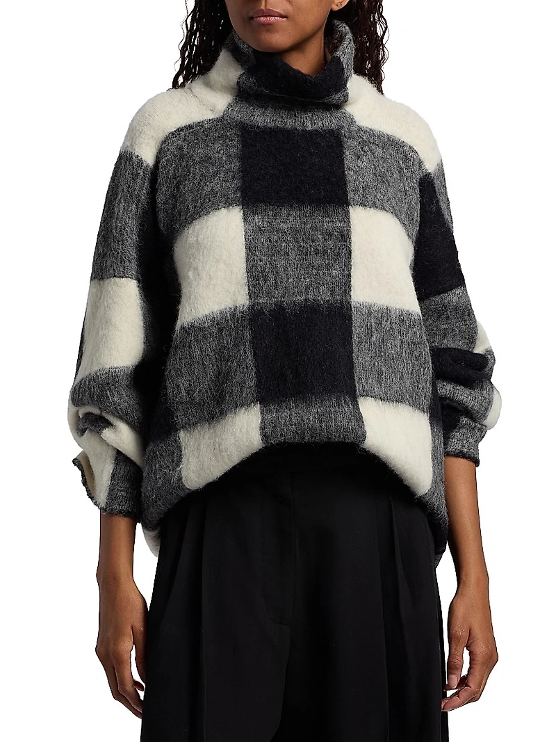 Kai Brushed Plaid Sweater