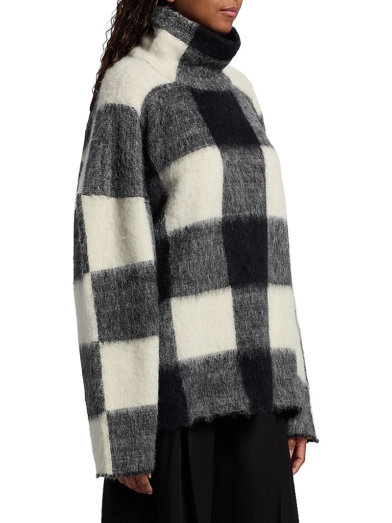 Kai Brushed Plaid Sweater