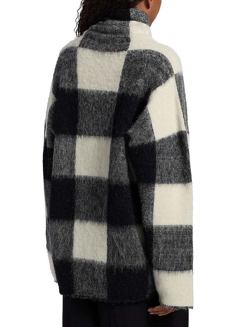 Kai Brushed Plaid Sweater