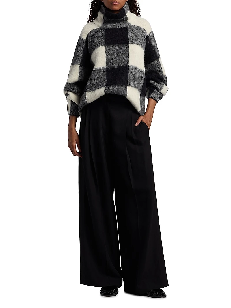 Kai Brushed Plaid Sweater