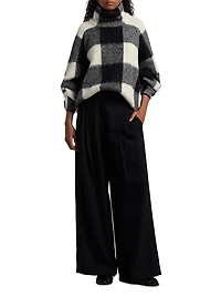 Kai Brushed Plaid Sweater