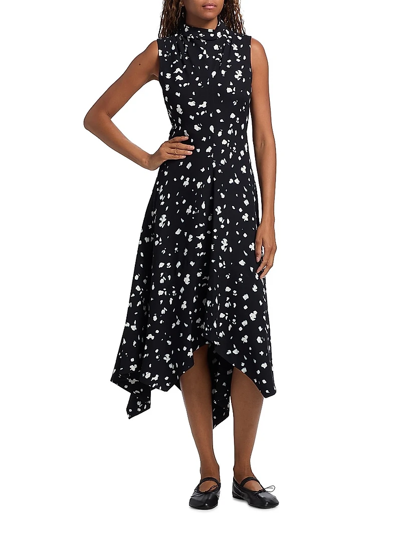 Devora Printed Midi-Dress