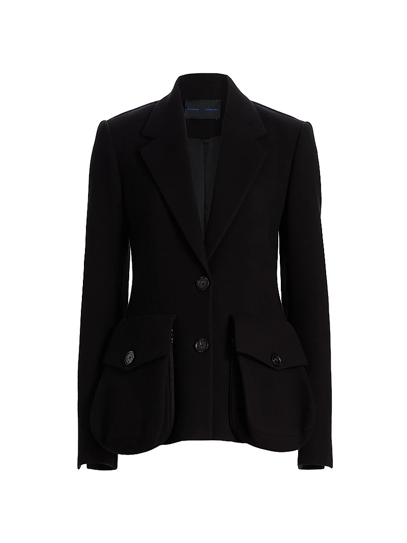 Silva Scuba Single-Breasted Blazer