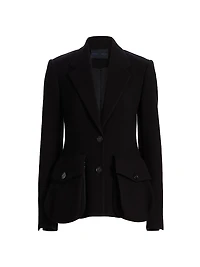Silva Scuba Single-Breasted Blazer