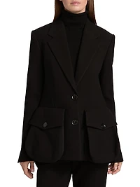 Silva Scuba Single-Breasted Blazer