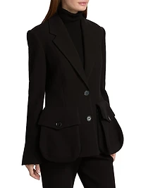 Silva Scuba Single-Breasted Blazer