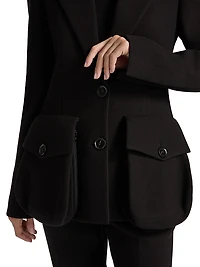 Silva Scuba Single-Breasted Blazer