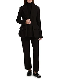 Silva Scuba Single-Breasted Blazer