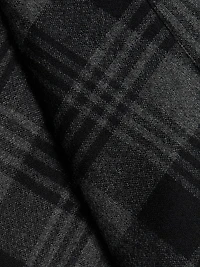 Cassia Plaid Wool Suiting Miniskirt