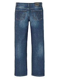 The Jean Mid-Rise Straigh-Leg Jeans