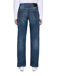 The Jean Mid-Rise Straigh-Leg Jeans