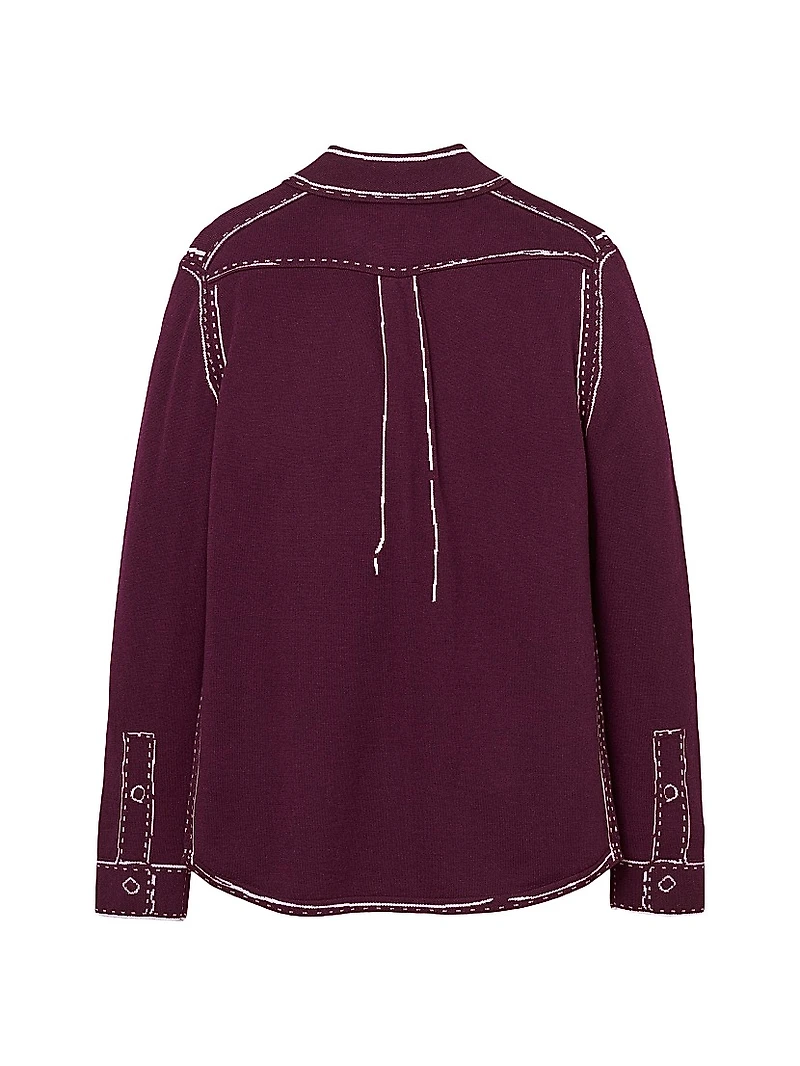 Trompe L'oeil Knit Top