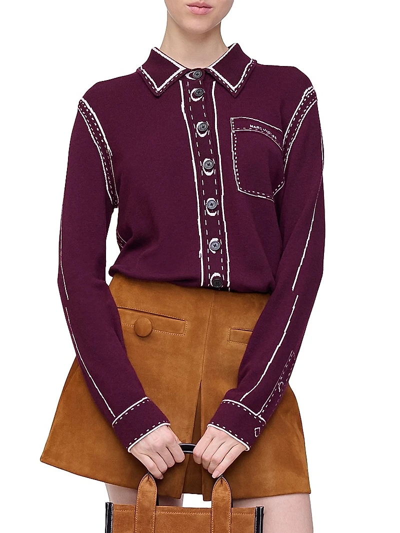 Trompe L'oeil Knit Top