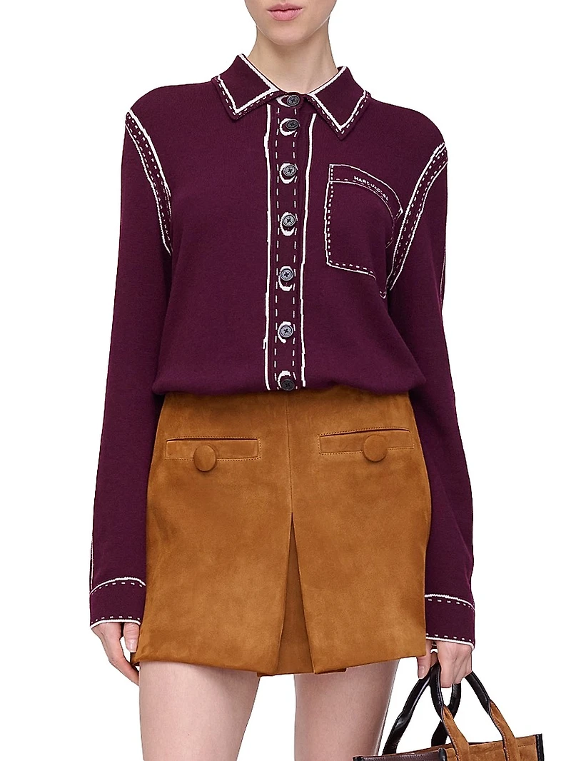 Trompe L'oeil Knit Top