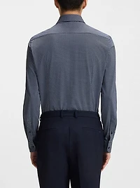 Slim-Fit Shirt Italian-Made Performance-Stretch Fabric