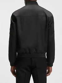 Water-Repellent Jacket with Double B Monogram Trim