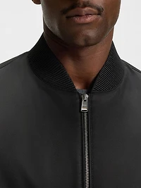 Water-Repellent Jacket with Double B Monogram Trim