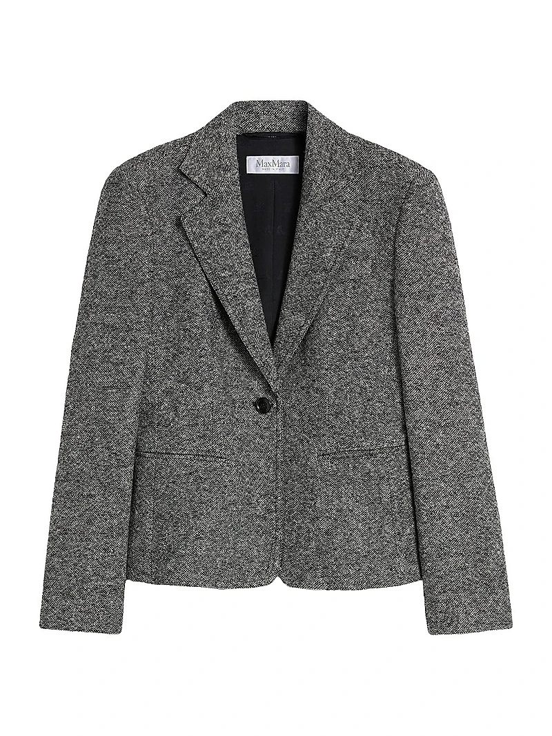 Feminine, Wool and Silk Blazer