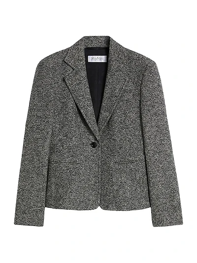 Feminine, Wool and Silk Blazer