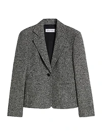 Feminine, Wool and Silk Blazer
